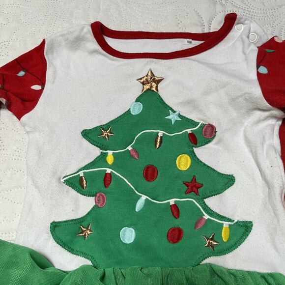 Tu Christmas Tree Holiday Outfit 12–18m - Picture 6 of 11